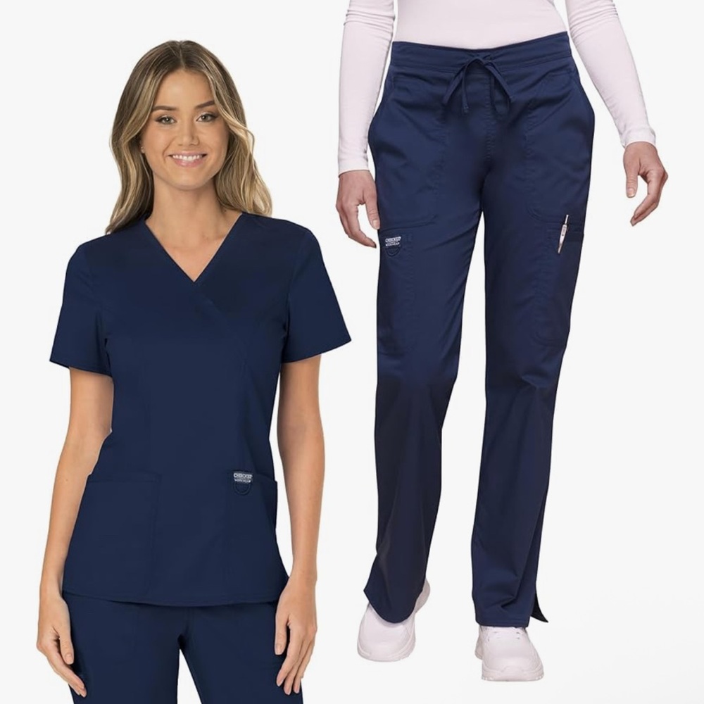 New Cherokee Navy Scrub Set 2XL